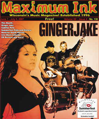 Minnapolis' Gingerjake on the cover of Maximum Ink June 2007