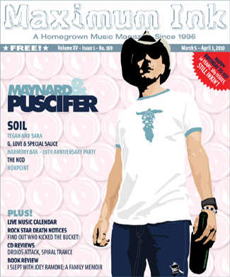 Puscifer on the cover of Maximum Ink's 14 year anniversary issue!!