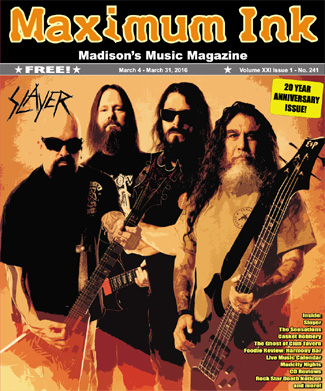 Slayer on the cover of Max Ink's 20 year anniversary issue