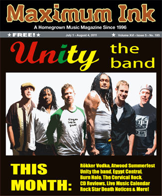 Unity on the cover of the July 2011 Maximum Ink