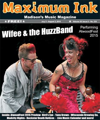 Wifee and the HuzzBand performing AtwoodFest on Saturday, July 25