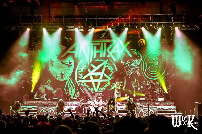 Anthrax performing on 08.05.22 at Oshkosh Arena in Oshkosh Wisconsin. - photo by DeWook