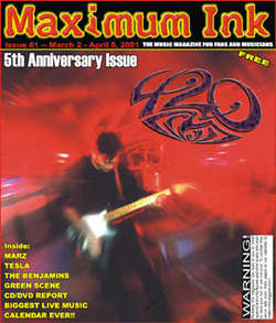 Rockford's now defunct 420 on the cover of Maximum Ink in March 2001