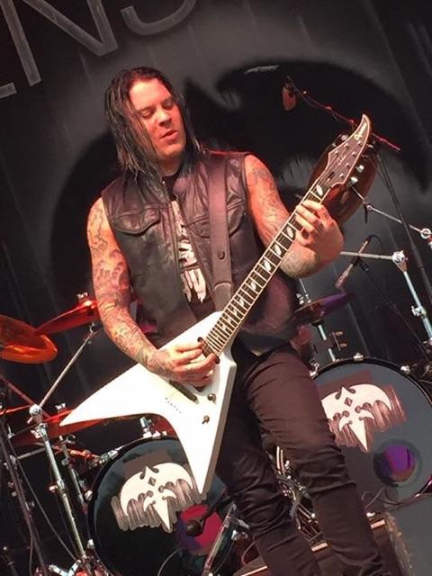 Parker Lundgren from Queensryche at Madison Brat Fest - photo by Tricia Starr