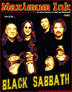 Black Sabbath on the cover of Maximum Ink