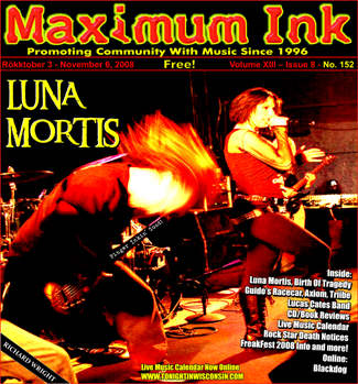 Luna Mortis live at the Annex in Madison, Wisconsin - photo by Matt Mommaerts