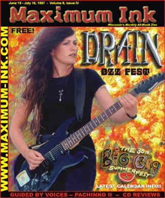 Sweden's Drain S.T.H. on the cover of Maximum Ink - photo by Paul Gargano