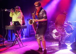Too Many Zooz at the Majestic Theater  - photo by Andrew Frey