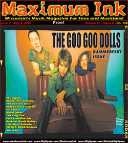 The Goo Goo Dolls on the cover of Maximum Ink in June 2006