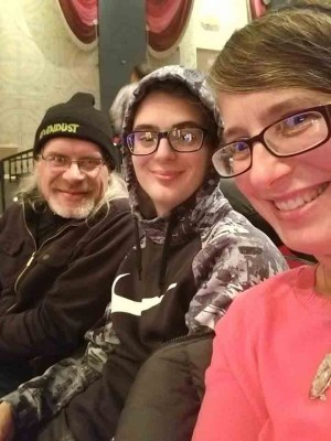 Rökker, Alice & Nikko @ Overture Center for Pink Floyd's classic album performance of The Wall on 11/15/2019 - photo by Alice Selfie