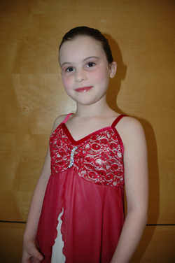 Elizabeth in her recital outfit, May 2009 - photo by Rokker