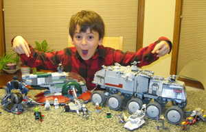 Nikolai and his Legos