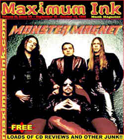 Monster Magnet on the cover of Maximum Ink in September 1998