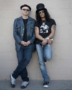 Robert Knight and Slash - photo by Maryanne Bilham