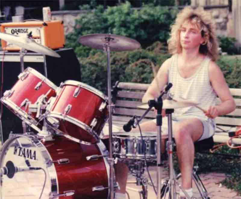 Mike Stoiber playing with the Casual Tease circa mid 80's
