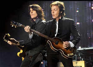 Rusty Anderson with Paul McCartney