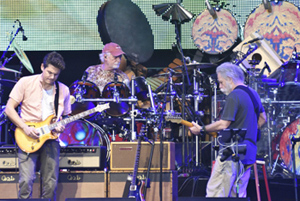 John Mayer, Bill Kreutzmann & Bob Weir - photo by Michael Sherer
