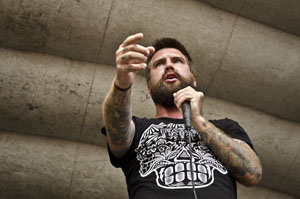 Every Time I Die's Keith Buckley - photo by Joanna Fox Photography