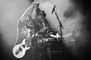 Phil Campbell & Lemmy - photo by Michael Sherer