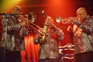 Ohio Players horn section - photo by Michael Sherer