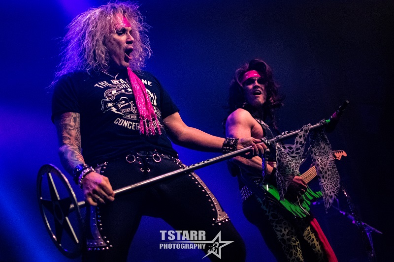 Michael and Spyder, Steel Panther - photo by Tricia Starr, TStarr Photography