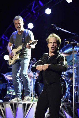 Eddie Van Halen & David Lee Roth - photo by Michael Sherer
