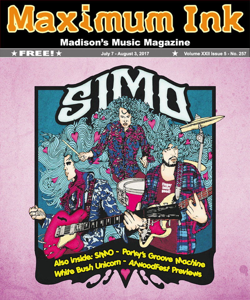 SIMO on the cover of Maximum Ink music magazine