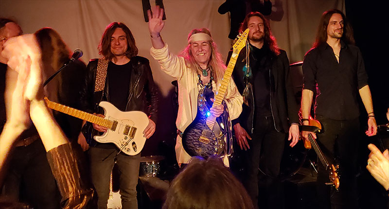 Uli Jon Roth and band in Milwaukee 2019 - photo by Ethan Duran